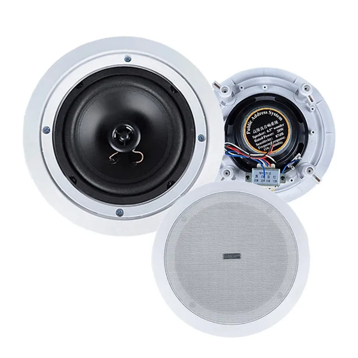 6.5 Inch Constant Voltage In Ceiling in Wall Speakers